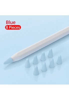 Чохол TPU Goojodoq для наконечника стілус Apple Pencil (1-2 покоління) (8шт) Blue (1005001835985075BL)