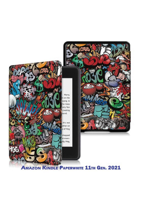 Чохол-книжка BeCover Smart для Amazon Kindle Paperwhite 11th Gen. 2021 Graffiti (707214)