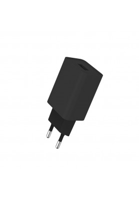 Мережевий зарядний пристрій ColorWay (1USBx3A) QC3.0 Black (CW-CHS013QCM-BK) + кабель MicroUSB