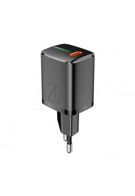Мережевий зарядний пристрій Grand-X USB-C PD3.0 20W QC4.0,FCP,AFC Black (CH-790)