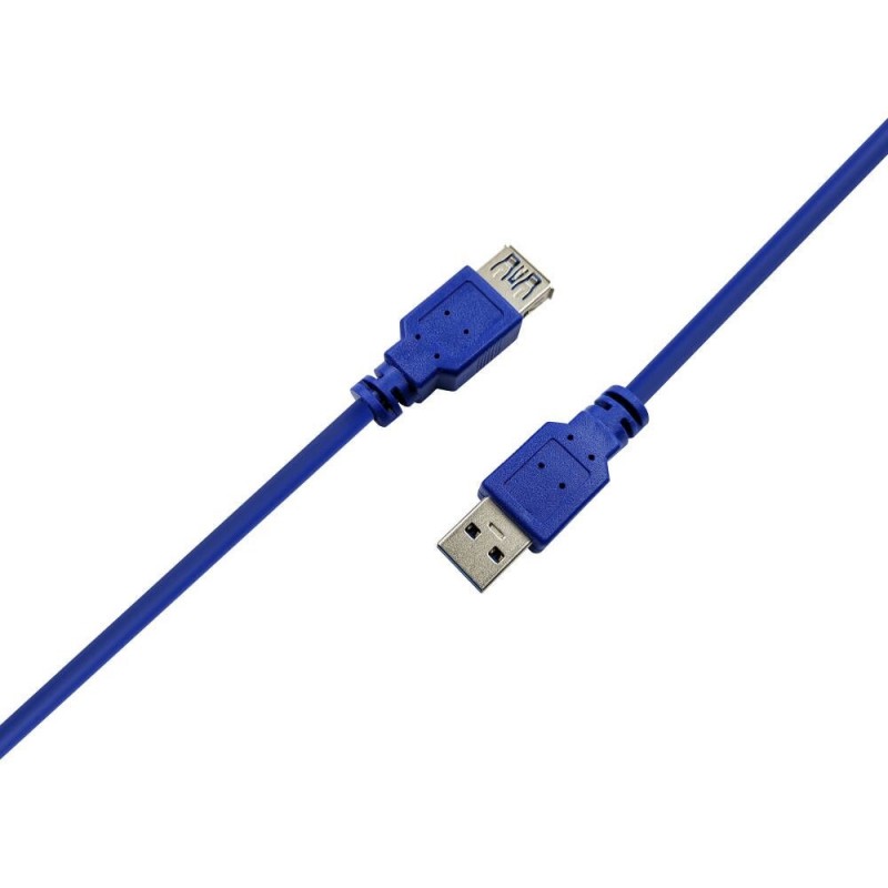 Кабель ProLogix USB - USB V 3.0 (M/F), 1.8 м, синій (PR-USB-P-11-30-18m)