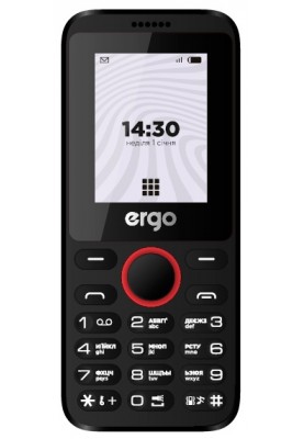 Мобiльний телефон Ergo B183 Dual Sim Black