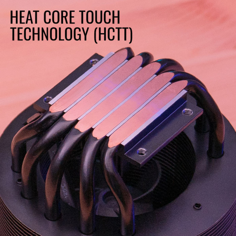 Кулер процессорный AeroCool Mirage 5, Intel:2066/2011/1200/1156/1155/1151/1150/775, AMD:AM4/AM3+/AM3/AM2+/AM2/FM2/FM1, 100 x 100 x 145 мм, 4-pin