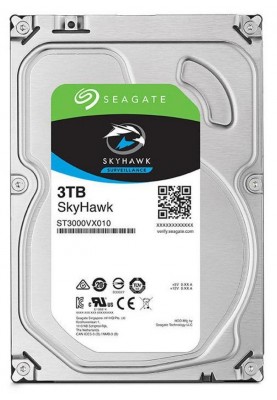 Накопичувач HDD SATA 3.0TB Seagate SkyHawk Surveillance 256MB (ST3000VX009)