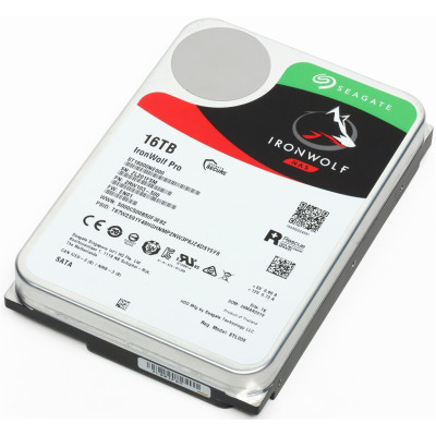 Накопичувач HDD SATA 16.0TB Seagate IronWolf Pro NAS 7200rpm 256MB (ST16000NE000)