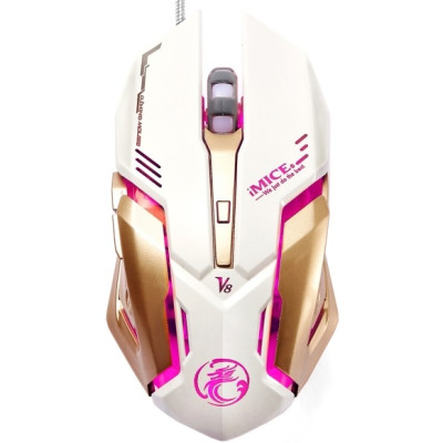 Мишка iMice V8/17402 White USB