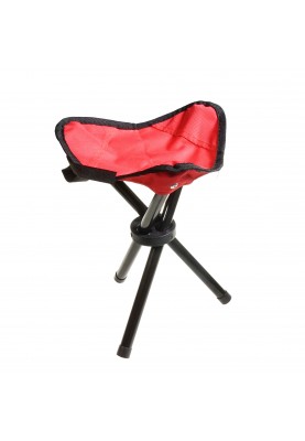 Складаний стілець тринога Supretto 60270001, Червоний
