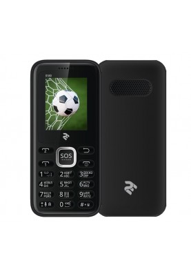 Мобiльний телефон 2E S180 Dual Sim Black (708744071118)