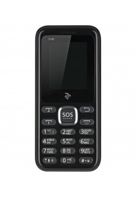 Мобiльний телефон 2E S180 Dual Sim Black (708744071118)