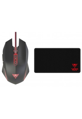 Мишка Patriot Viper V530 Black (PV530OULK) USB + Ігрова поверхня Patriot Viper Gaming Large (PV150C2K)