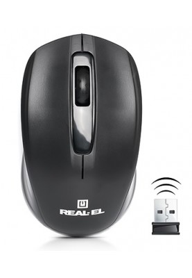 Мишка бездротова REAL-EL RM-304 Black USB