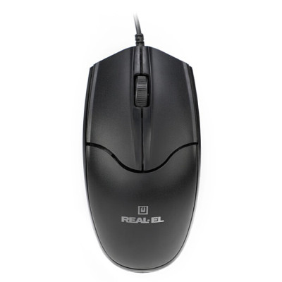 Мишка REAL-EL RM-410 Silent Black (EL123200025)