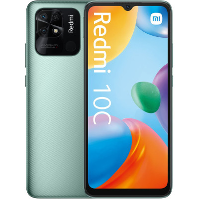 Смартфон Xiaomi Redmi 10C 4/64GB Dual Sim Green_EU_