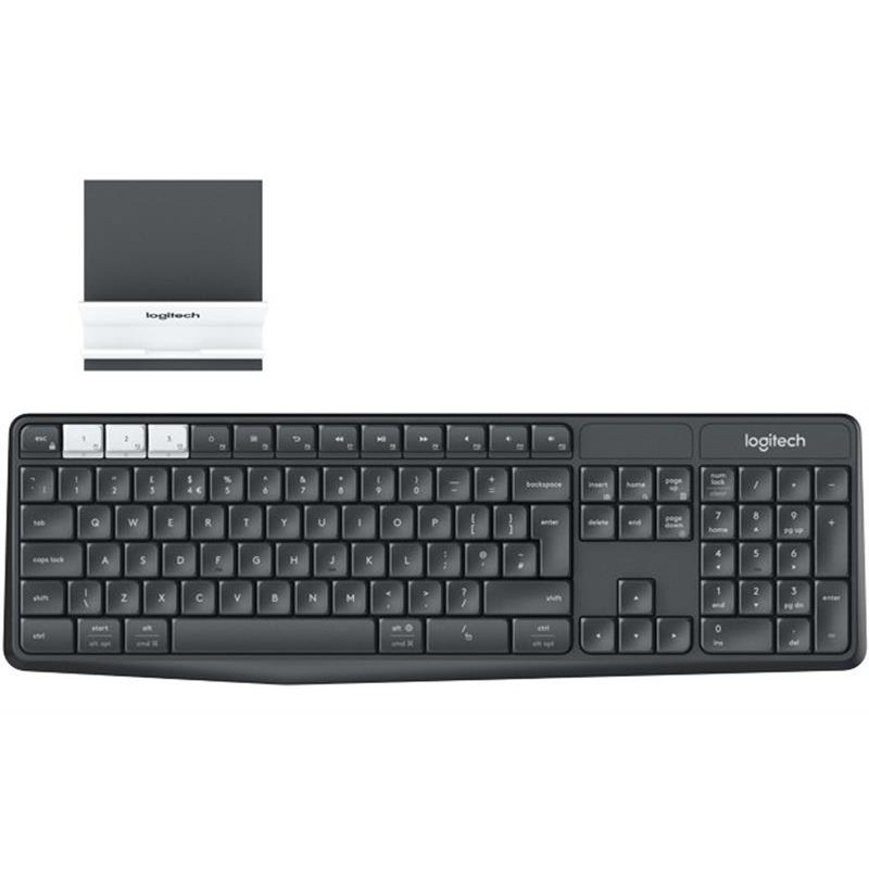 Клавіатура бездротова Logitech K375s Multi-Device Keyboard Wireless UA (920-008181)