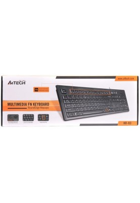 Клавiатура A4tech KR-83 Black