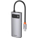 Концентратор USB-C Baseus Metal Gleam Series 4in1 Gray (CAHUB-CY0G)