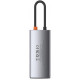 Концентратор USB-C Baseus Metal Gleam Series 4in1 Gray (CAHUB-CY0G)