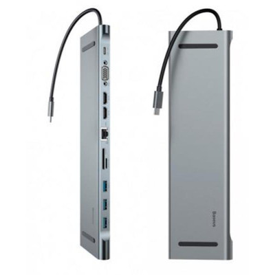 Концентратор USB-C Baseus Enjoyment Series Gray (CATSX-G0G)
