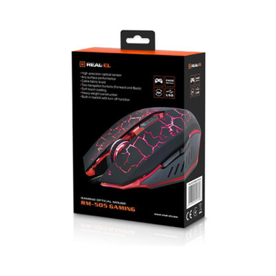 Миша REAL-EL RM-505 Black (EL123200018)