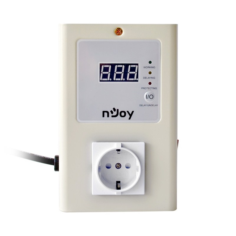 Реле напруги NJOY Royer 16A (AVRL-16A01RY-CS01B) AVR, 1 розетка