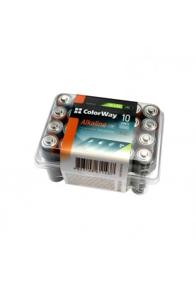 Батарейка ColorWay Alkaline Power AA/LR06 Plactic Box 24шт