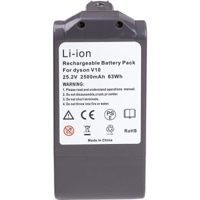 Акумулятор PowerPlant для пилососу Dyson V10 25.2V 2.5Ah Li-ion (JYX-DYS-LV10)