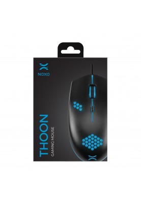 Мишка Noxo Thoon Gaming mouse Black USB (4770070881989)