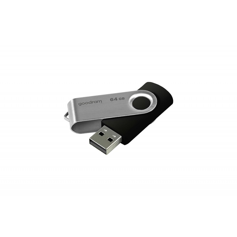 Флеш-накопичувач USB2.0 64GB Goodram UTS2 (Twister) Black (UTS2-0640K0R11)