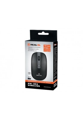 Миша бездротова REAL-EL RM-301 Wireless Black