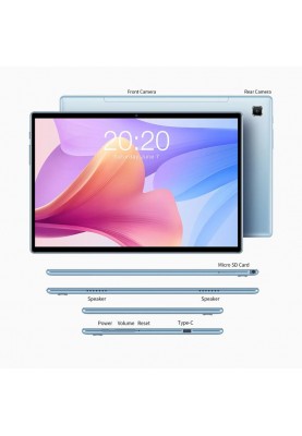 Планшетний ПК Teclast P20S 4/64GB 4G Dual Sim Space Gray (P20S-С/TL-102800) з чохлом