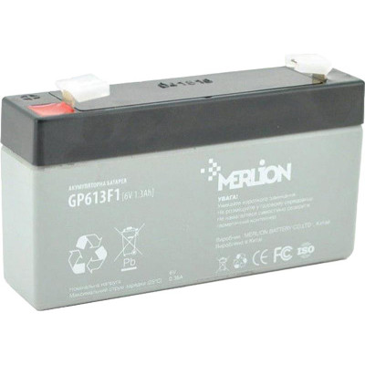 Акумуляторна батарея Merlion 6V 1.3AH (GP613F1/05996) AGM