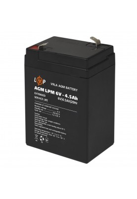 Акумуляторна батарея LogicPower LPM 6V 4.5AH (LPM 6 - 4.5 AH) AGM