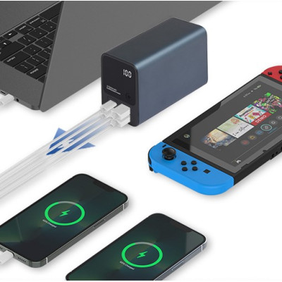 Універсальна мобільна батарея Tellur PD903 Ultra Pro 27000mAh Blue (TLL158391)