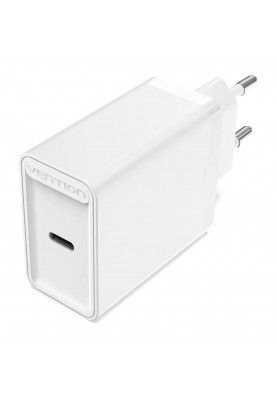 Мережевий зарядний пристрій Vention USB Type C + QC4.0 (20W) White (FADW0-EU)