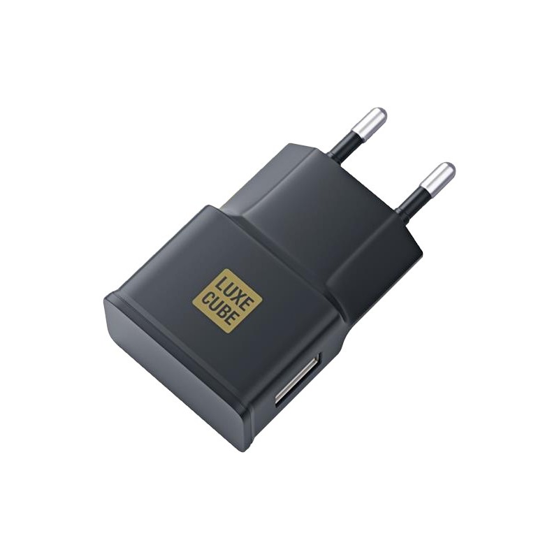 Зарядное устройство Luxe Cube 1USB 2.1A Black (7775557575198)