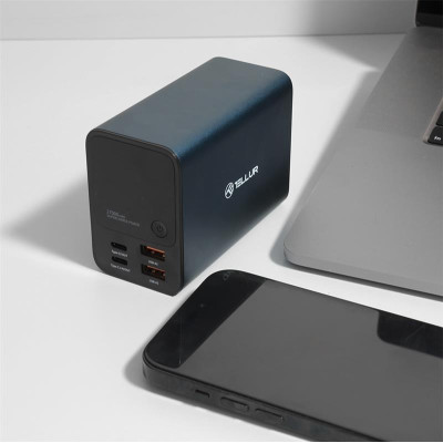Універсальна мобільна батарея Tellur PD903 Ultra Pro 27000mAh Blue (TLL158391)