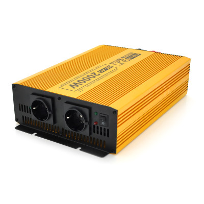 Інвертор напруги Mexxsun YX-2000W-S, 12V/220V, 2000W (29182)