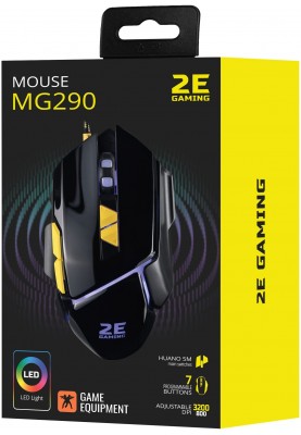 Мишка 2E Gaming MG290 LED Black (2E-MG290UB)