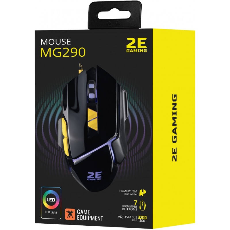 Мишка 2E Gaming MG290 LED Black (2E-MG290UB)