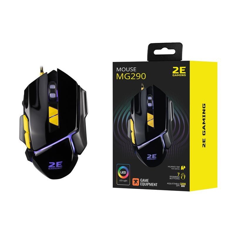 Мишка 2E Gaming MG290 LED Black (2E-MG290UB)