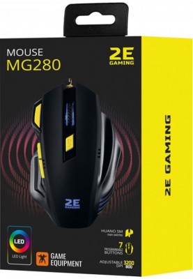 Мишка 2E Gaming MG280 LED Black (2E-MG280UB) USB