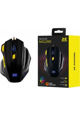 Мишка 2E Gaming MG280 LED Black (2E-MG280UB) USB