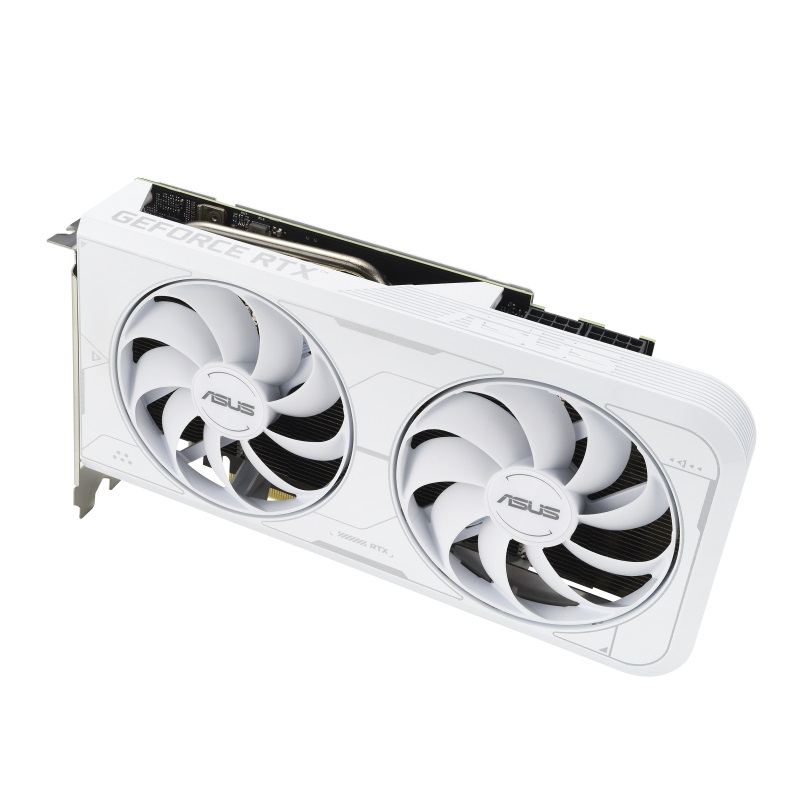 Відеокарта GF RTX 3060 Ti 8GB GDDR6X Dual White Asus (DUAL-RTX3060TI-8GD6X-WHITE)