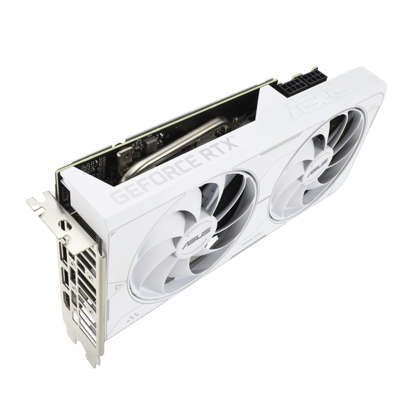 Відеокарта GF RTX 3060 Ti 8GB GDDR6X Dual White Asus (DUAL-RTX3060TI-8GD6X-WHITE)