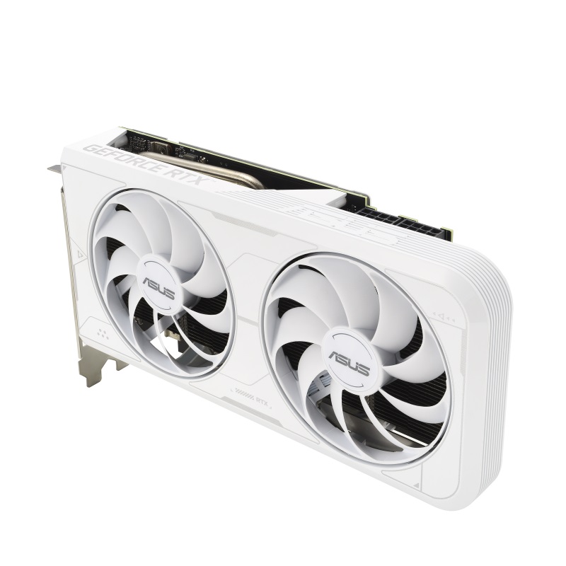 Відеокарта GF RTX 3060 Ti 8GB GDDR6X Dual White Asus (DUAL-RTX3060TI-8GD6X-WHITE)