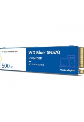 Накопичувач SSD 500GB WD Blue SN570 M.2 2280 PCIe 3.0 x4 3D TLC (WDS500G3B0C)