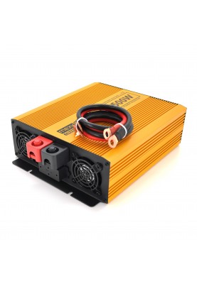 Інвертор напруги Mexxsun YX-1500W-S, 12V/220V, 1500W (29180)