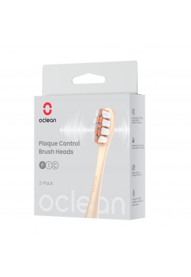 Насадка для зубної електрощітки Oclean P1C8 Plaque Control Brush Head Golden 2шт (6970810552805)