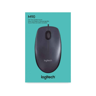 Мишка Logitech M90 Dark (910-001793)