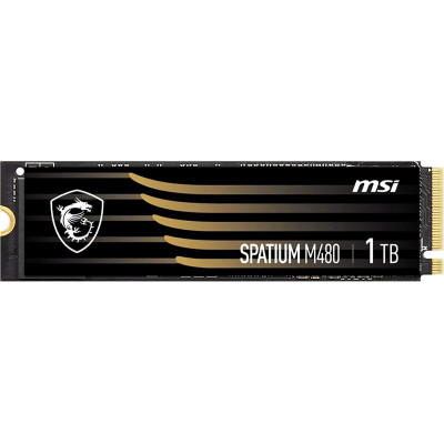 Накопичувач SSD 1TB MSI Spatium M480 M.2 2280 PCIe 4.0 x4 NVMe 3D NAND (S78-440L490-P83)